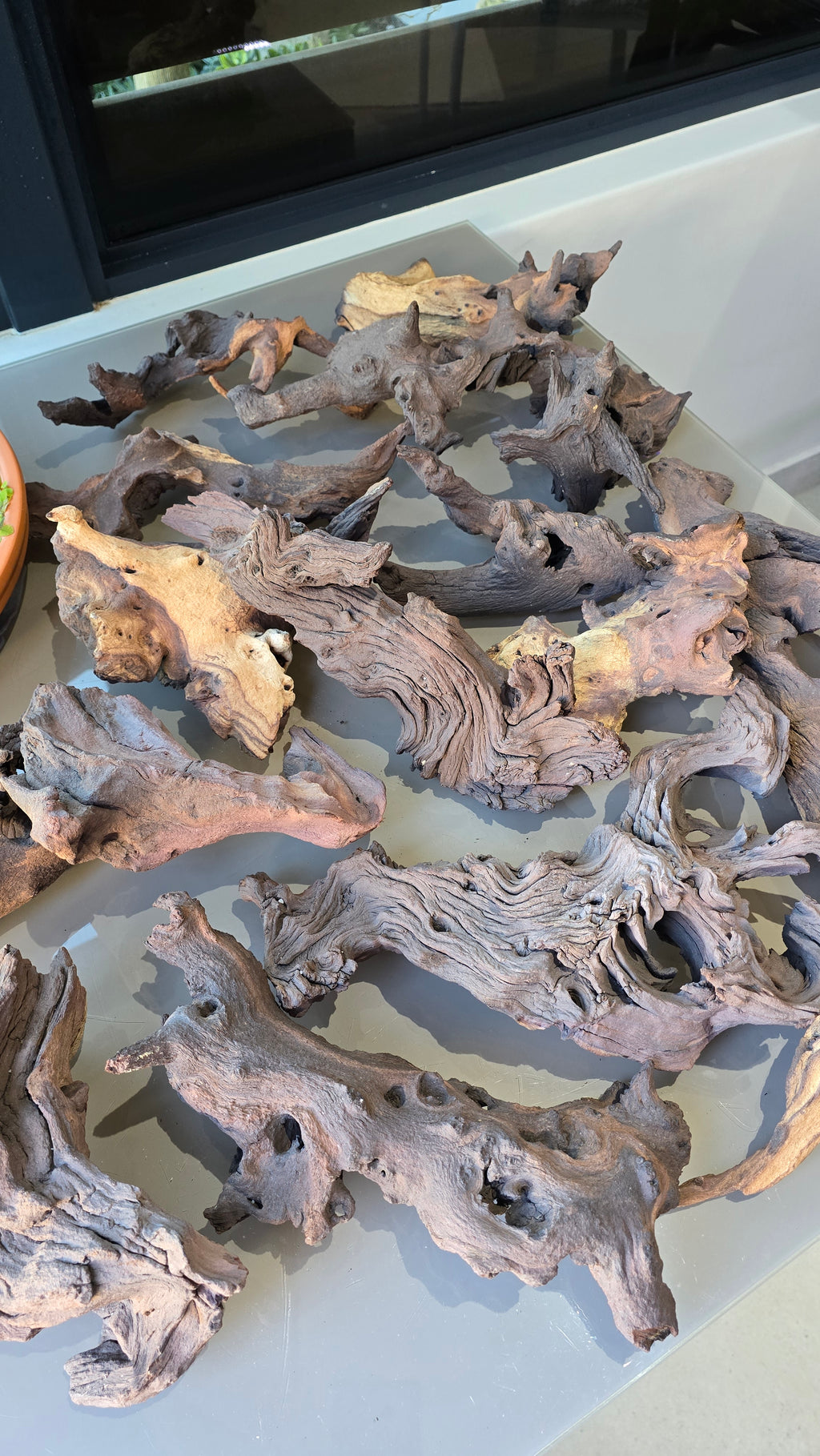 Mopani wood pieces