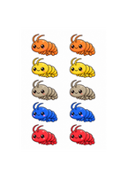 Smarties Pack - Mixed Colour Neocaridina Shrimp (10Pack)