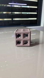 Ceramic Cube -Dark Brown