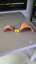 Half Terracotta Pot Cave - Orange colour