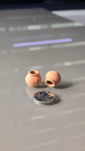 Mini Ceramic Shrimp Pots x2
