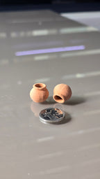 Mini Ceramic Shrimp Pots x2